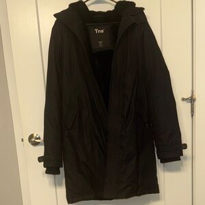 TNA Black Hooded Parka